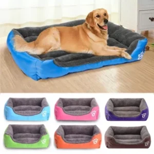 Pet Cat Dog Bed Warm Cozy House Soft Fleece Nest Baskets Mat Waterproof Kennel