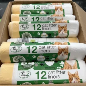 Cat Litter Tray Liners Extra Large With Drawstring 100% Recyclable 70x45cm