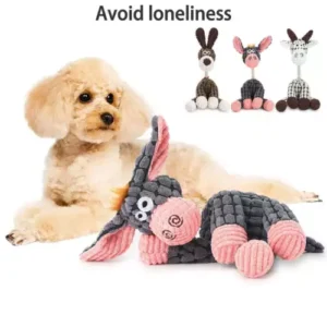 Chew Toy Squeaky Plush Dog Toy For Aggressive Chewers With Chew Pet Toys US