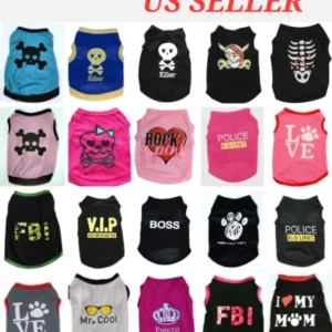 Dog Puppy Cat Pet Vest Clothes Or Pick Your Own 6/9 PC Sets For Great Price