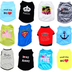 Pet Clothing Dog Costumes Basic Blank T-Shirt Tee Shirts for Large Small Dogs
